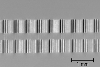 Magnetooptisches Bild einer Audio Kassette